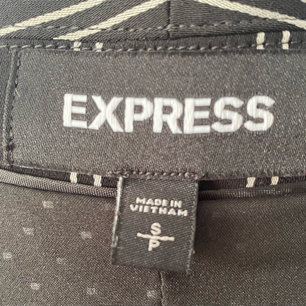 Express Stripped Blazer Size Small - Picture 2 of 4